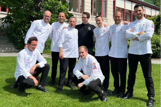 Testlauf der Schweizer Kochnationalmannschaft in Vitznau